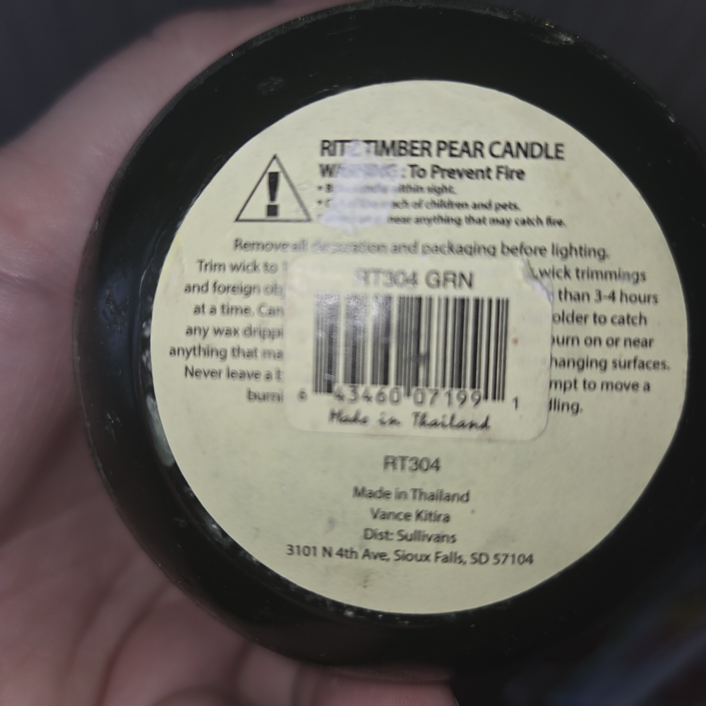 NWT 3 Vance Kitira Pear Shaped Candles- Unscented - Picture 2 of 5